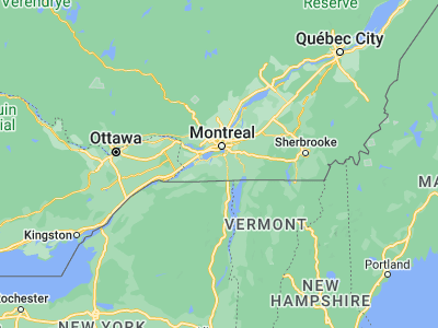 Map showing location of Saint-Rémi (45.26678, -73.61588)