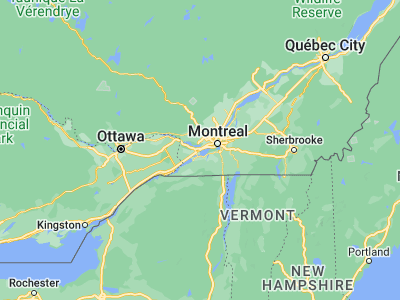 Map showing location of Sainte-Anne-de-Bellevue (45.40618, -73.9456)