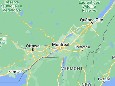 Map showing location of Sainte-Anne-des-Plaines (45.76468, -73.81156)