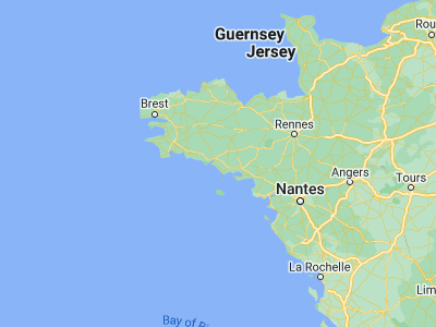 Map showing location of Sainte-Hélène (47.71976, -3.20359)