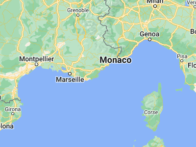 Map showing location of Sainte-Maxime (43.30907, 6.63849)