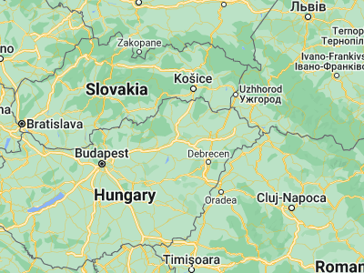 Map showing location of Sajószöged (47.95, 21)