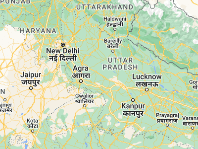Map showing location of Sakīt (27.43529, 78.77925)