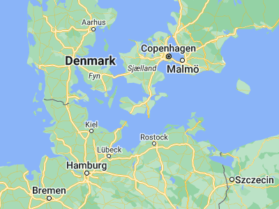 Map showing location of Sakskøbing (54.7997, 11.62599)