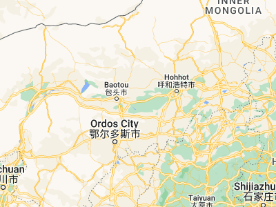 Map showing location of Salaqi (40.54139, 110.51083)