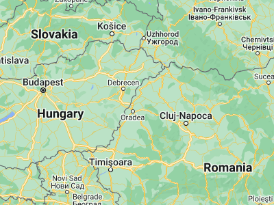 Map showing location of Sălard (47.21667, 22.05)