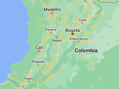 Map showing location of Saldaña (3.92922, -75.01517)