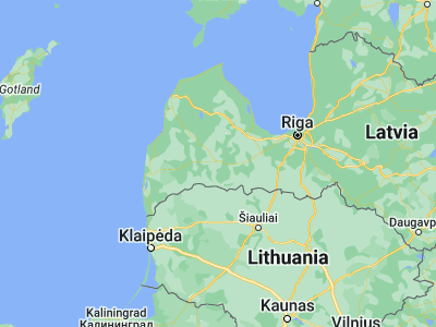 Map showing location of Saldus (56.66363, 22.48807)