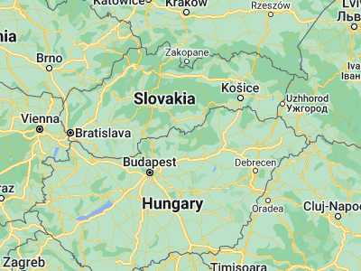 Map showing location of Salgótarján (48.09872, 19.80303)