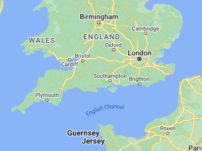 Map showing location of Salisbury (51.06931, -1.79569)