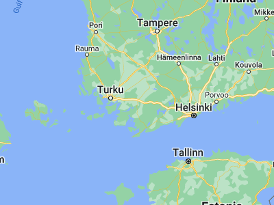 Map showing location of Salo (60.38333, 23.13333)