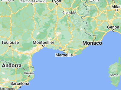 Map showing location of Salon-de-Provence (43.64074, 5.09545)