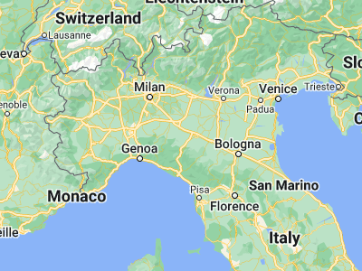 Map showing location of Salsomaggiore Terme (44.81476, 9.97958)