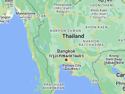 Map showing location of Sam Ko (14.60735, 100.2186)
