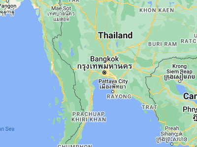 Map showing location of Sam Phran (13.72698, 100.21526)