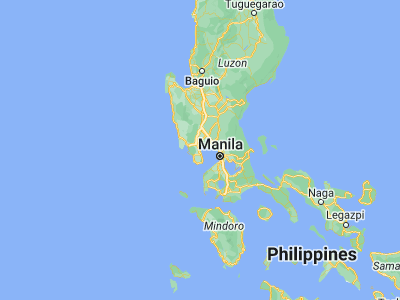 Map showing location of Samal (14.76778, 120.54306)