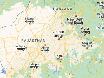 Map showing location of Sāmbhar (26.90806, 75.19137)