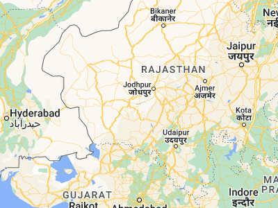 Map showing location of Samdari (25.81299, 72.57879)