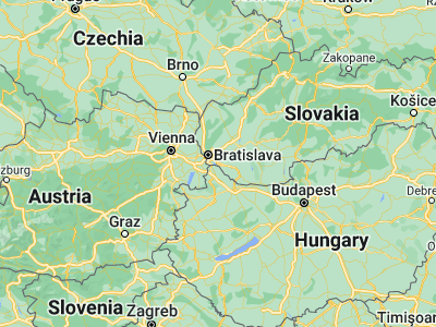 Map showing location of Šamorín (48.03015, 17.30972)