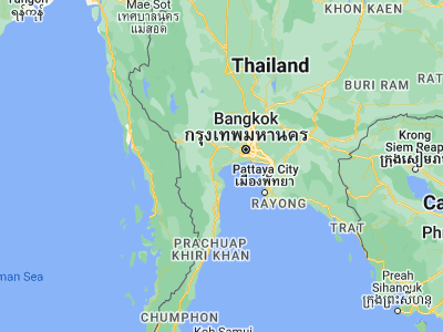 Map showing location of Samut Songkhram (13.41456, 100.00264)