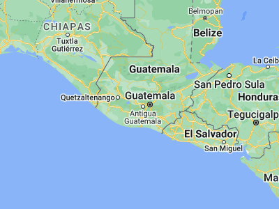 Map showing location of San Andrés Itzapa (14.62, -90.84417)