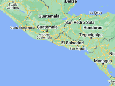 Map showing location of San Antonio del Monte (13.71639, -89.73833)