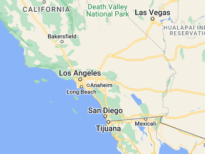 Map showing location of San Bernardino (34.10834, -117.28977)