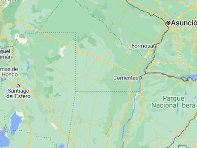 Map showing location of San Bernardo (-27.28782, -60.71252)