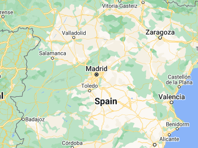 Map showing location of San Blas (40.43893, -3.61537)