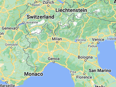 Map showing location of San Donato Milanese (45.4199, 9.26628)