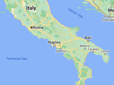 Map showing location of San Felice a Cancello (41.00581, 14.45583)