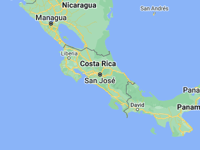Map showing location of San Felipe (9.90488, -84.10551)