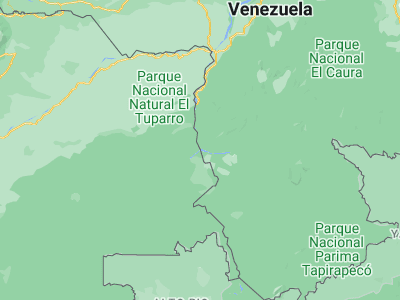 Map showing location of San Fernando de Atabapo (4.04956, -67.70032)