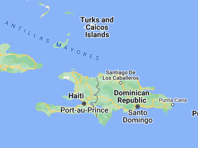 Map showing location of San Fernando de Monte Cristi (19.84826, -71.64597)