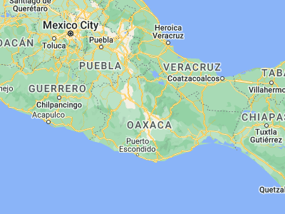 Map showing location of San Francisco Telixtlahuaca (17.29684, -96.90529)