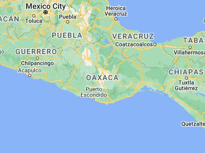 Map showing location of San Jacinto Ocotlán (16.8, -96.71667)
