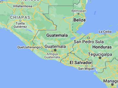 Map showing location of San Jerónimo (15.05, -90.2)