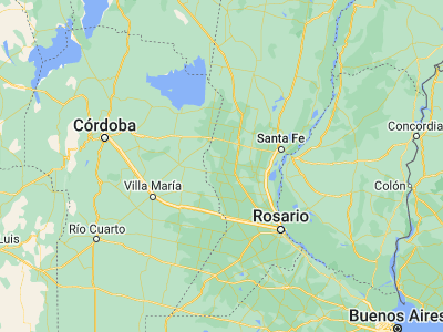 Map showing location of San Jorge (-31.89618, -61.85984)