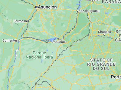 Map showing location of San José (-27.76979, -55.7826)
