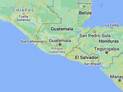 Map showing location of San José Pinula (14.54611, -90.41139)