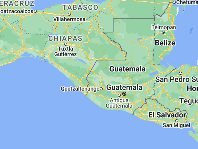 Map showing location of San Juan Atitán (15.43333, -91.63333)
