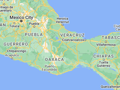 Map showing location of San Juan Bautista Valle Nacional (17.77552, -96.30263)