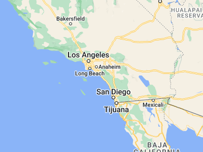 Map showing location of San Juan Capistrano (33.50169, -117.66255)