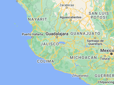 Map showing location of San Juan Cosalá (20.28756, -103.34109)