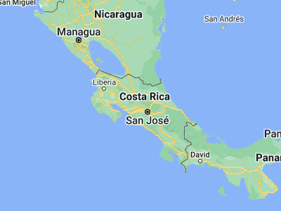 Map showing location of San Juan (10.10248, -84.31694)