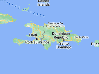 Map showing location of San Juan de la Maguana (18.80588, -71.22991)