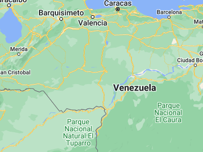 Map showing location of San Juan de Payara (7.6456, -67.60674)