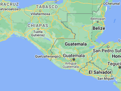 Map showing location of San Juan Ixcoy (15.59972, -91.44528)