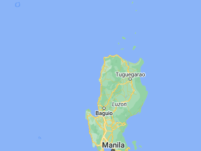 Map showing location of San Juan (17.74222, 120.45833)