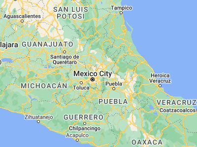Map showing location of San Juan Teotihuacán (19.68859, -98.86263)